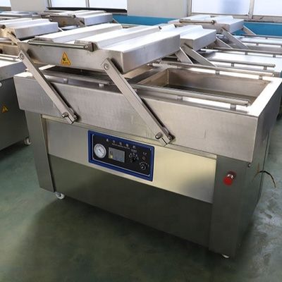 Empaquetadora doble del vacío de la cámara para la carne de la legumbre de fruta del arroz