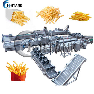 Línea industrial comercial de Chips Making Machine Snack Production de la patata
