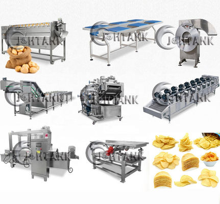 Patata Chips Making Machine de la pequeña escala