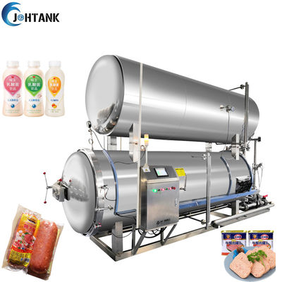 máquina del esterilizador de la comida 9kW, máquina de la esterilización de la bolsa de la réplica
