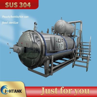 Ordeñe la máquina de enlatado del esterilizador de la comida, maquinaria de la transformación de los alimentos de la réplica