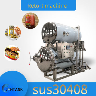 Rocíe el tipo máquina de enlatado de la réplica del vapor en la industria alimentaria
