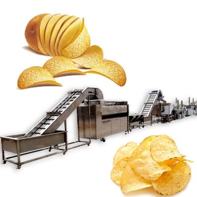 Patata fresca Chips Production Line, patata automática llena Chips Making Machine 1000kg/h