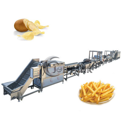 Línea 500kg/hr de Chips Frozen French Fries Processing de la patata del bocado