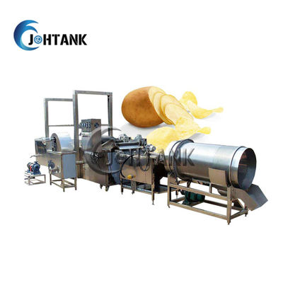 500kg/h el plátano completamente automático Chips Making Machine Potato Frozen frió