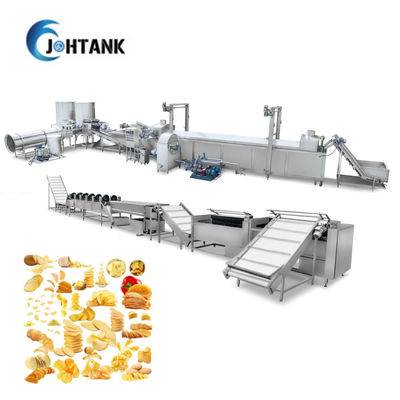 SS304 la patata completamente automática Chips Making Machine Banana Frozen frió