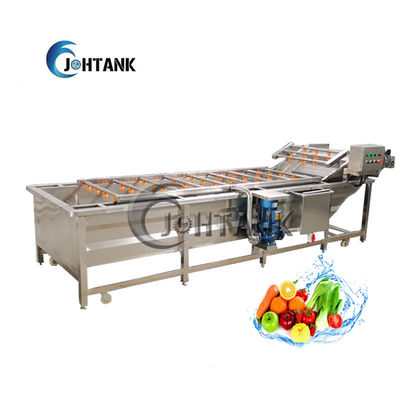 línea de transformación de fruta y verdura 5000kg/h, máquina de limpieza 5000kg/h de la burbuja del agua