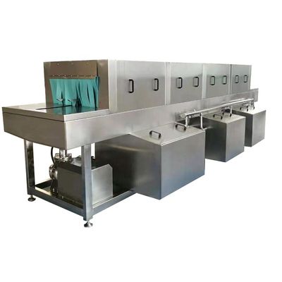 Máquina de la lavadora de la cesta de los mariscos de la fruta con el secador