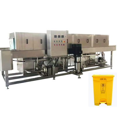 Huevo plástico Tray Basket Washer Machine de la calefacción de vapor
