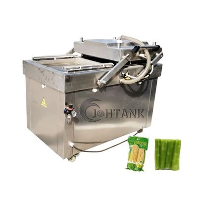 Empaquetadora dual del vacío de la cámara de la bolsita de té DZ500 DZ600