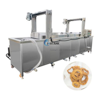 Máquina que fríe continua automática 200Kg/H de los anillos de cebolla