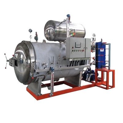 Máquina horizontal del esterilizador de la comida, máquina de enlatado de la réplica SUS30408