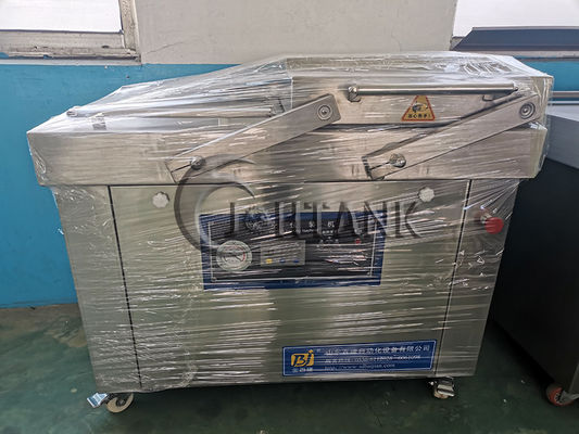 máquina de empaquetamiento al vacío 220V 380V de la cámara del doble 2kW