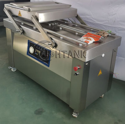 máquina de empaquetamiento al vacío 220V 380V de la cámara del doble 2kW