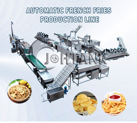 304 patata de acero inoxidable Chips Production Line, patata Chips Maker Machine