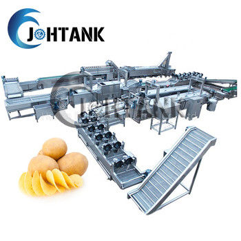 380kW patata completamente automática Chips Making Machine