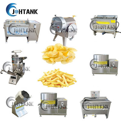 Plátano y patata Chips Making Machine Semi Automatic del llantén