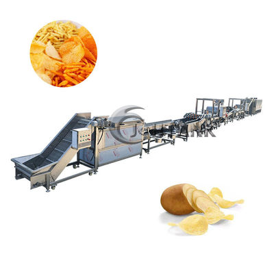 Palillos franceses congelados eléctricos de la patata que hacen la máquina 2000kg/h