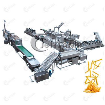 Línea de transformación congelada de las patatas fritas del bocado natural 2000kg/H