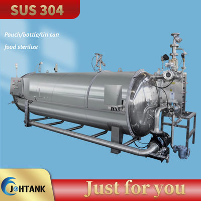 Acero inoxidable de la máquina 304 industriales del esterilizador de la comida del substrato de la seta