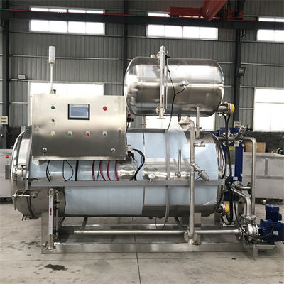 Rocíe el tipo máquina de enlatado de la réplica del vapor en la industria alimentaria