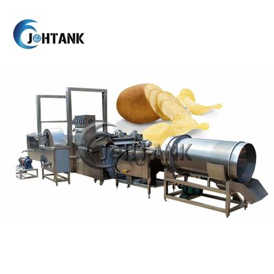 Cadena de producción congelada de las patatas fritas del bocado, patata fresca Chips Production Line