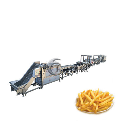 Patata Chips Production Line, máquina completamente automática de 14 sistemas de las patatas fritas