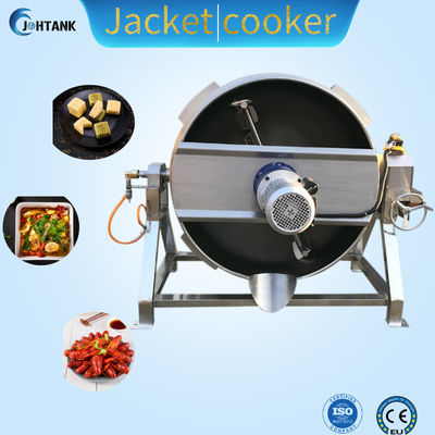 Cocina vestida del vapor eléctrico del vapor de 100 galones con el mezclador