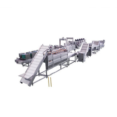 Patatas fritas automáticas Chips Potato Chips Production Line 2000kg/hr