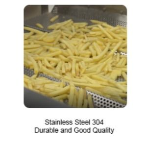 Patatas fritas congeladas automáticas inmediatas que hacen la máquina