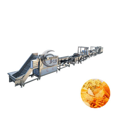 Cadena de producción congelada semi auto de las patatas fritas 2000kg/H