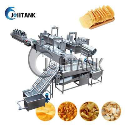 304 patata fresca de acero inoxidable Chips Production Line