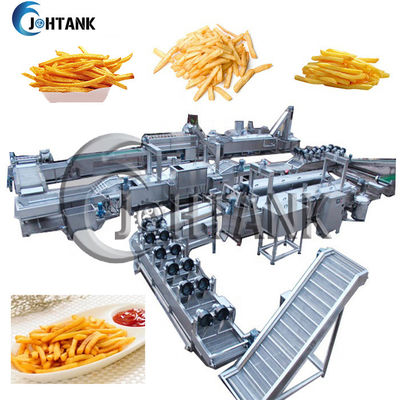 304 patata fresca de acero inoxidable Chips Production Line