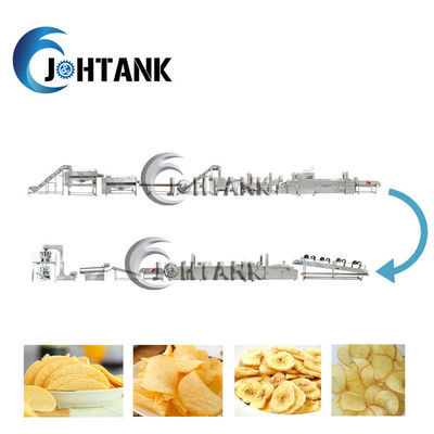 patatas fritas 1000kg/H que fabrican la máquina completamente automática