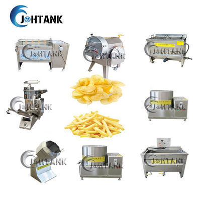 patatas fritas congeladas 2000kg/h que hacen la pequeña escala de la máquina, plátano Chips Making Machine