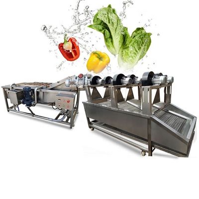 Línea de transformación de fruta y verdura ISO9001, lavadora de la burbuja de aire