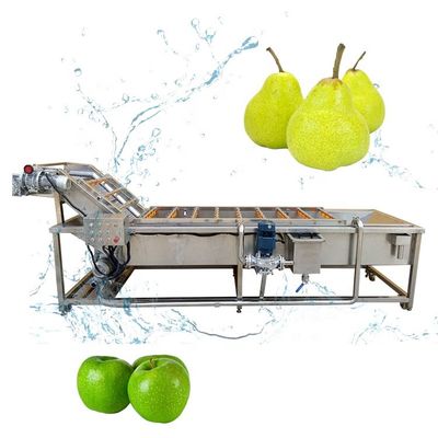 Línea de transformación de fruta y verdura SUS304, lavado vegetal y secadora