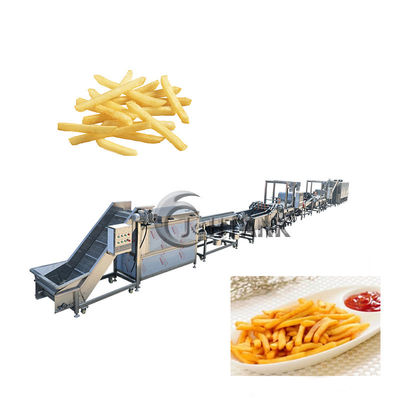 Patata eléctrica Chips Production Line 500kg/h para los microprocesadores congelados del llantén de las patatas fritas
