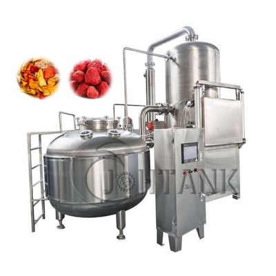 vacío de la patata dulce 300kg/H que fríe capacidad fuerte de la fuente de la máquina