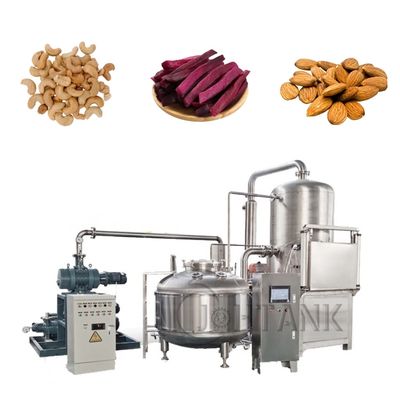 Máquina 500kg/h de la sartén de Fried Oyster Mushroom Chips Vacuum