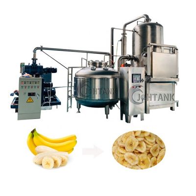 Máquina grande industrial de la sartén del vacío de la capacidad para la fábrica del bocado de la planta de comida