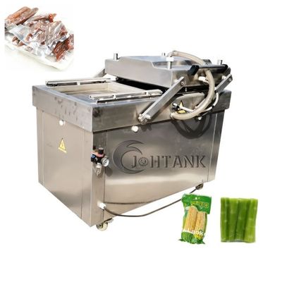 La empaquetadora del vacío de la cámara de la bolsa de plástico para la pierna de pollo asó a la parrilla cecina del prendedero de pescados
