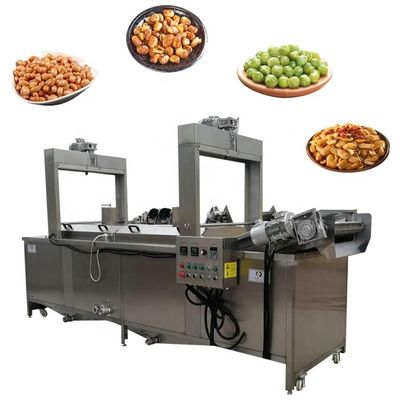 Máquina que fríe continua Sus304 1000kg/H de la correa doble del pollo de las albóndigas