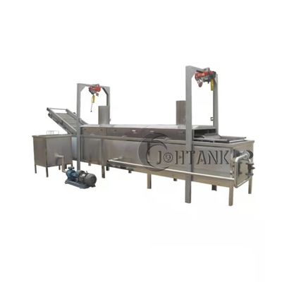 Máquina que fríe continua automática 200Kg/H de los anillos de cebolla