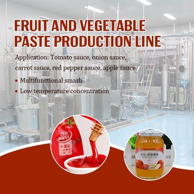 Cadena de producción de la salsa de la pasta de tomate de la salsa de tomate SUS304