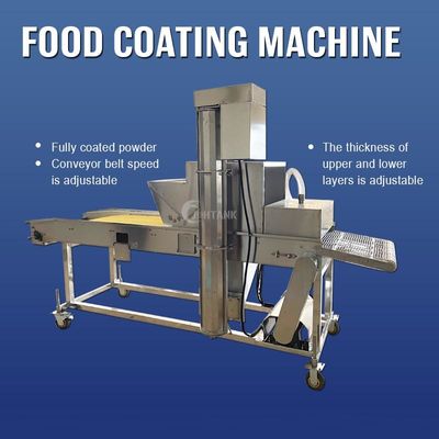 Máquina que empana del talud automático para Fried Onion Rings Chicken Tempura